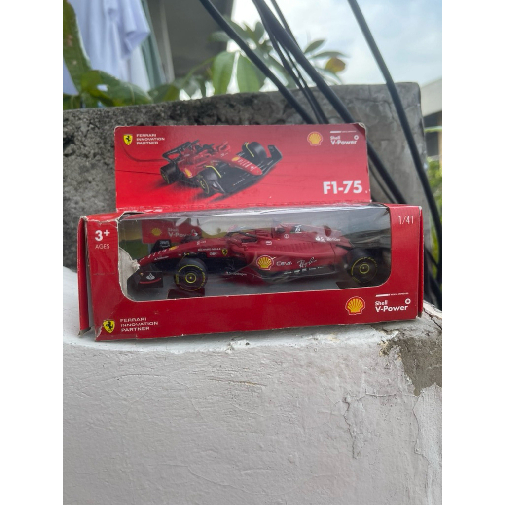 Jual Shell Collection Ferari F1-75 1:41 diecast ferrari shell f1-75 ...