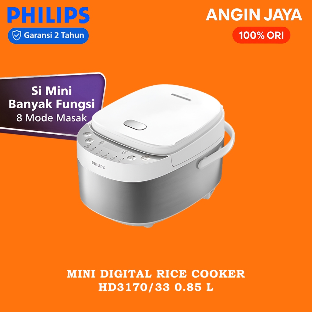 Jual Philips Mini Digital Rice Cooker Magicom HD3170/33 0.85 L Penanak ...