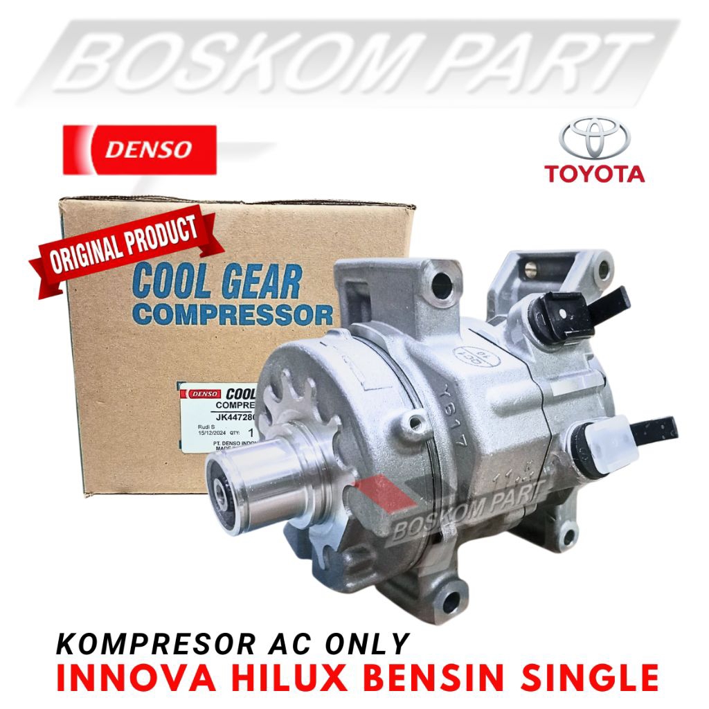 Jual Kompresor Ac Innova Single Blower Bensin Hilux hi Lux Bensin ...