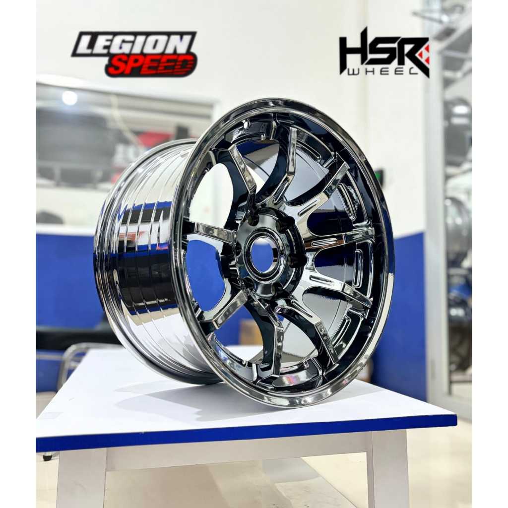 Jual VELG BLACK CHROME R18 PCD 6X139 UNTUK HILUX STRADA TRITON HSR ...