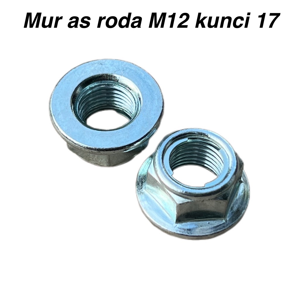 Jual mur as roda M12 K-17/ mur lock as roda | Shopee Indonesia