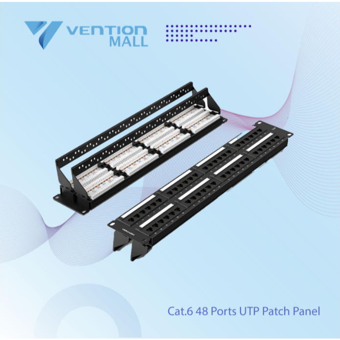 Jual Vention Network Patch Panel Gigabit Ethernet LAN RJ45 Wall ...
