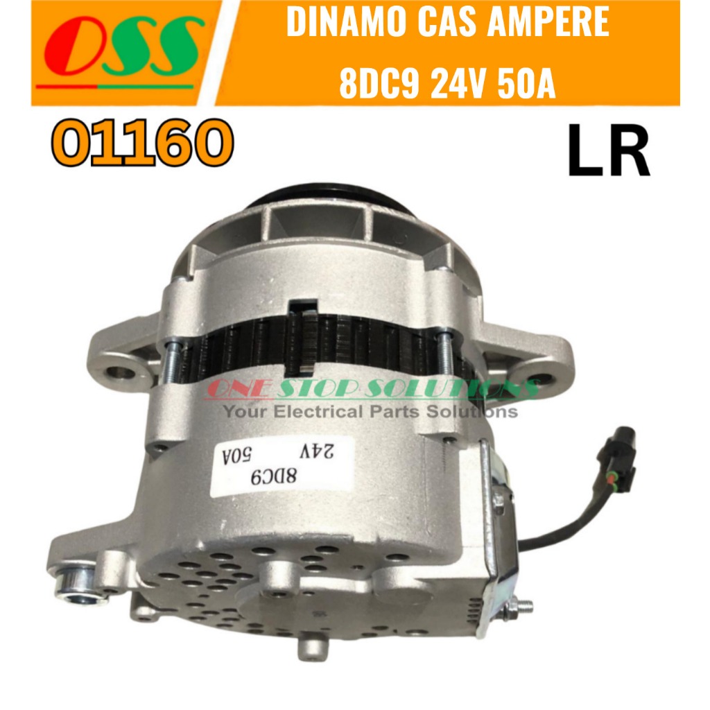 Jual DINAMO CAS AMPERE ALTERNATOR MITSUBISHI 8DC9 24V 50A | Shopee ...