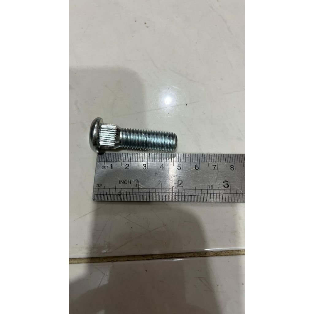 Jual BAUT RODA L 300 PANJANG 4,5 CM WARNA CHROME /PUTIH HARGA 1 PCS ...