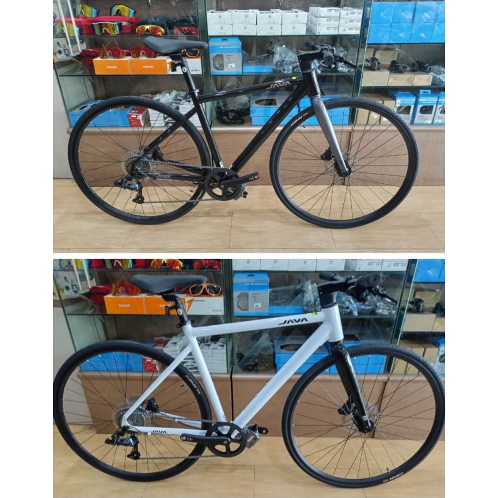 Jual SEPEDA URBAN HYBRID JAVA WAHOO CITY 700C 9SPEED NEW | Shopee Indonesia