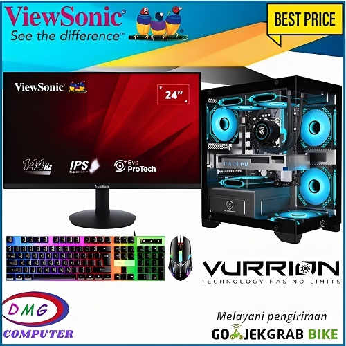 PC GAMING Full Set Samsung 22" EDITING INTEL CORE I7 7700 VGA RTX 3050 8GB  DDR6 / Ram 16GB