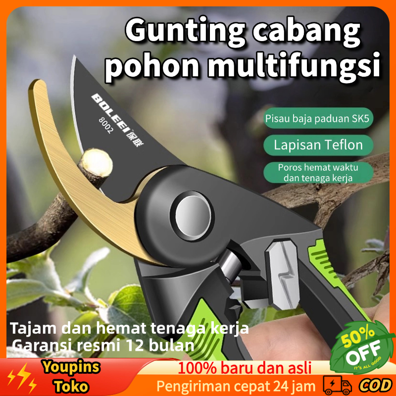 Jual (COD/Gratis Ongkir) Gunting Dahan Ranting Bunga Tanaman Gunting ...