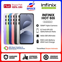Infinix Hot 60i [8GB+256GB] - Garansi Resmi 1 Tahun