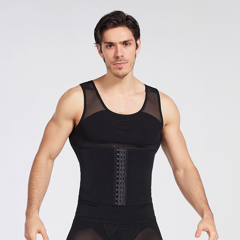 Jual Korset Perata Dada Pria Singlet Premium Chest Binder Men Breast ...