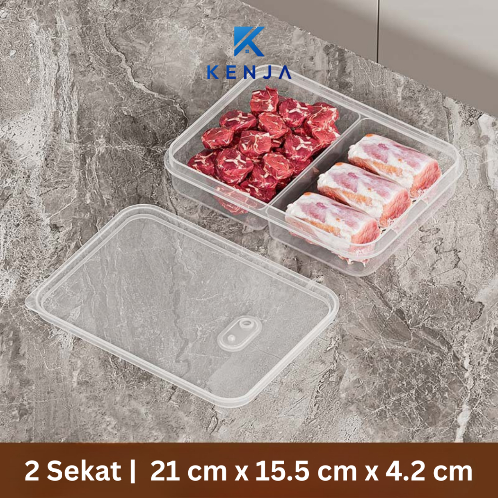 Jual KENJA Box Food Container Kotak Tempat Penyimpanan Makanan Sayur ...