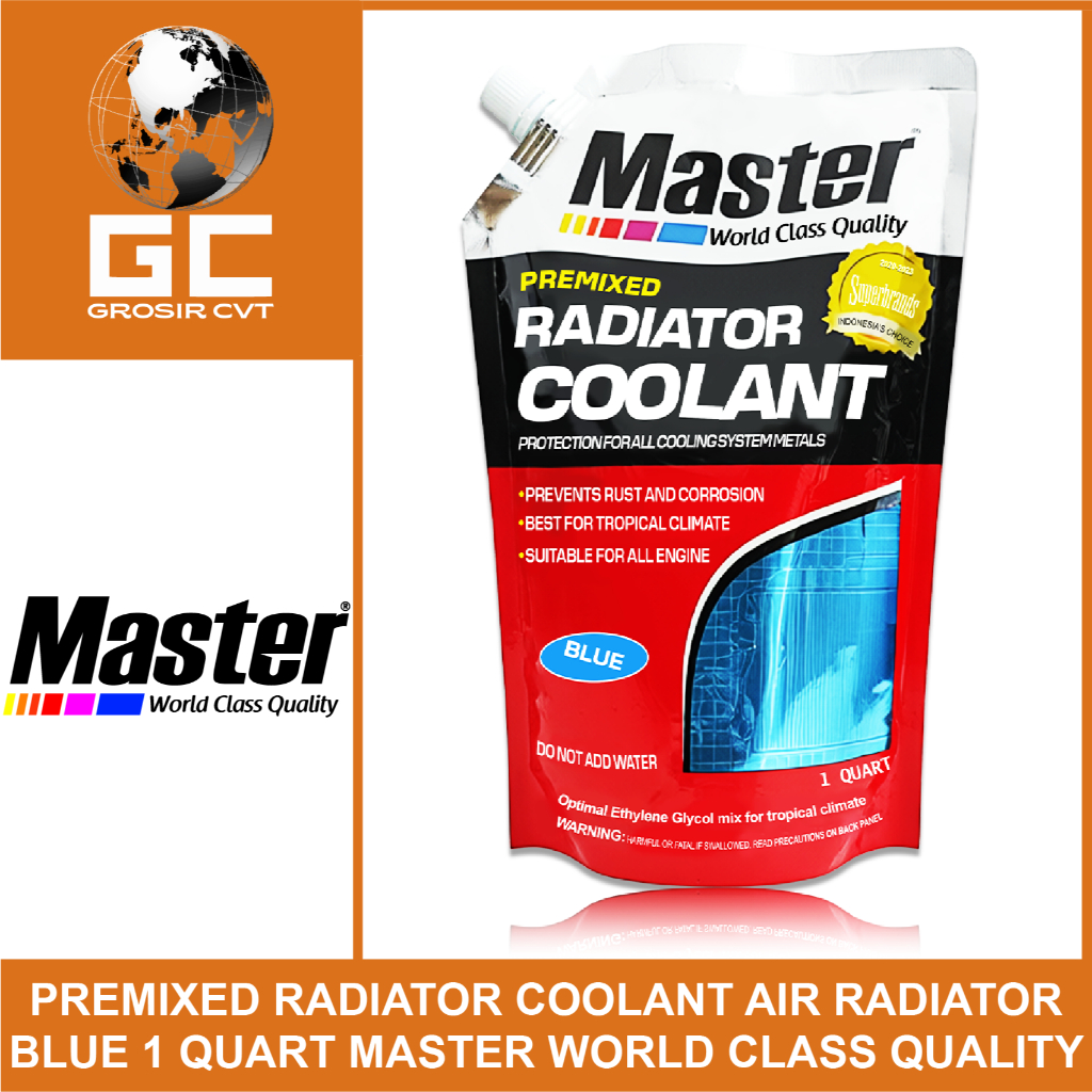 Jual MASTER Air Radiator Coolant Pendingin Motor Mobil Premixed Refill ...