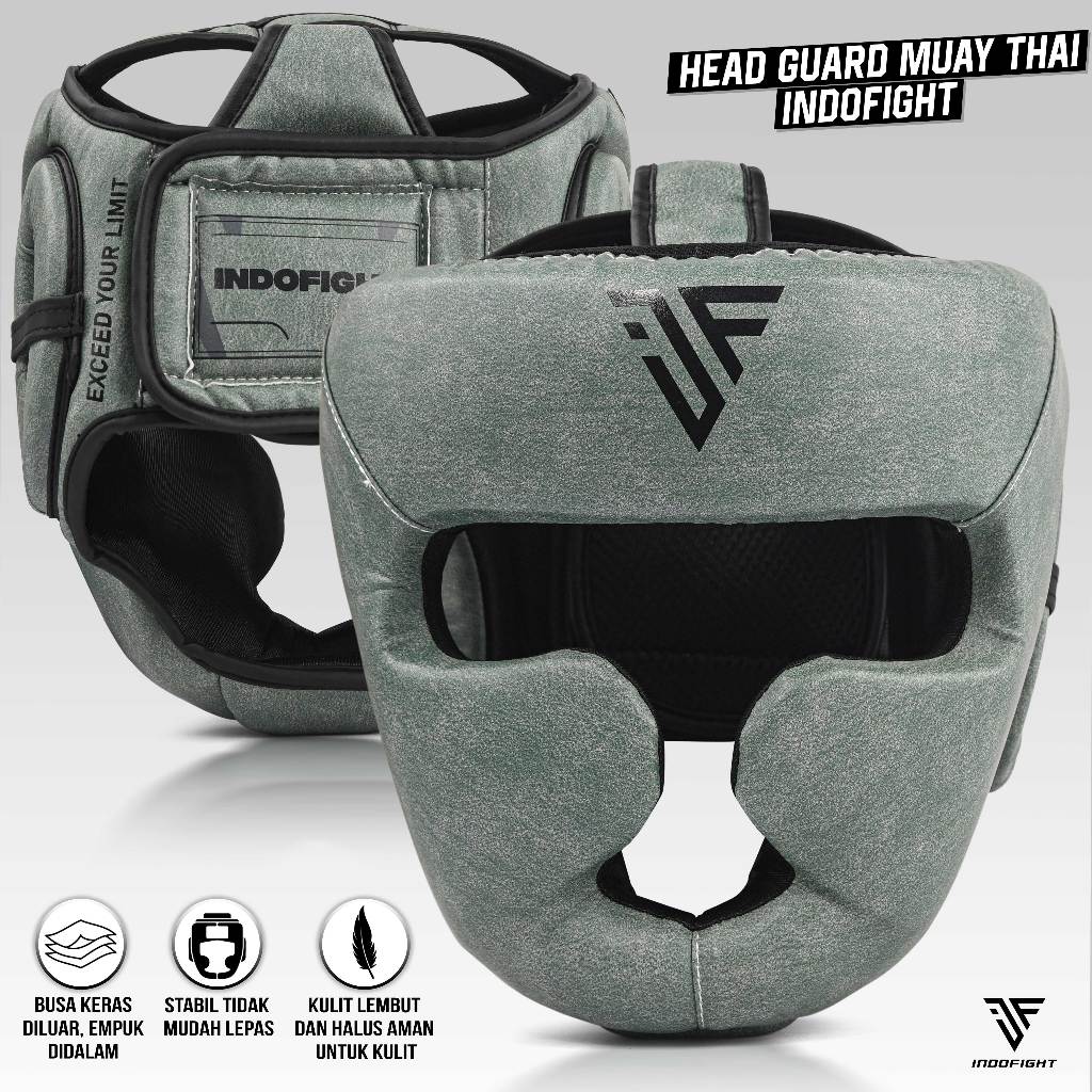 Jual Head Guard Boxing Indofight, Helm Tinju, Pelindung Kepala Boxing ...