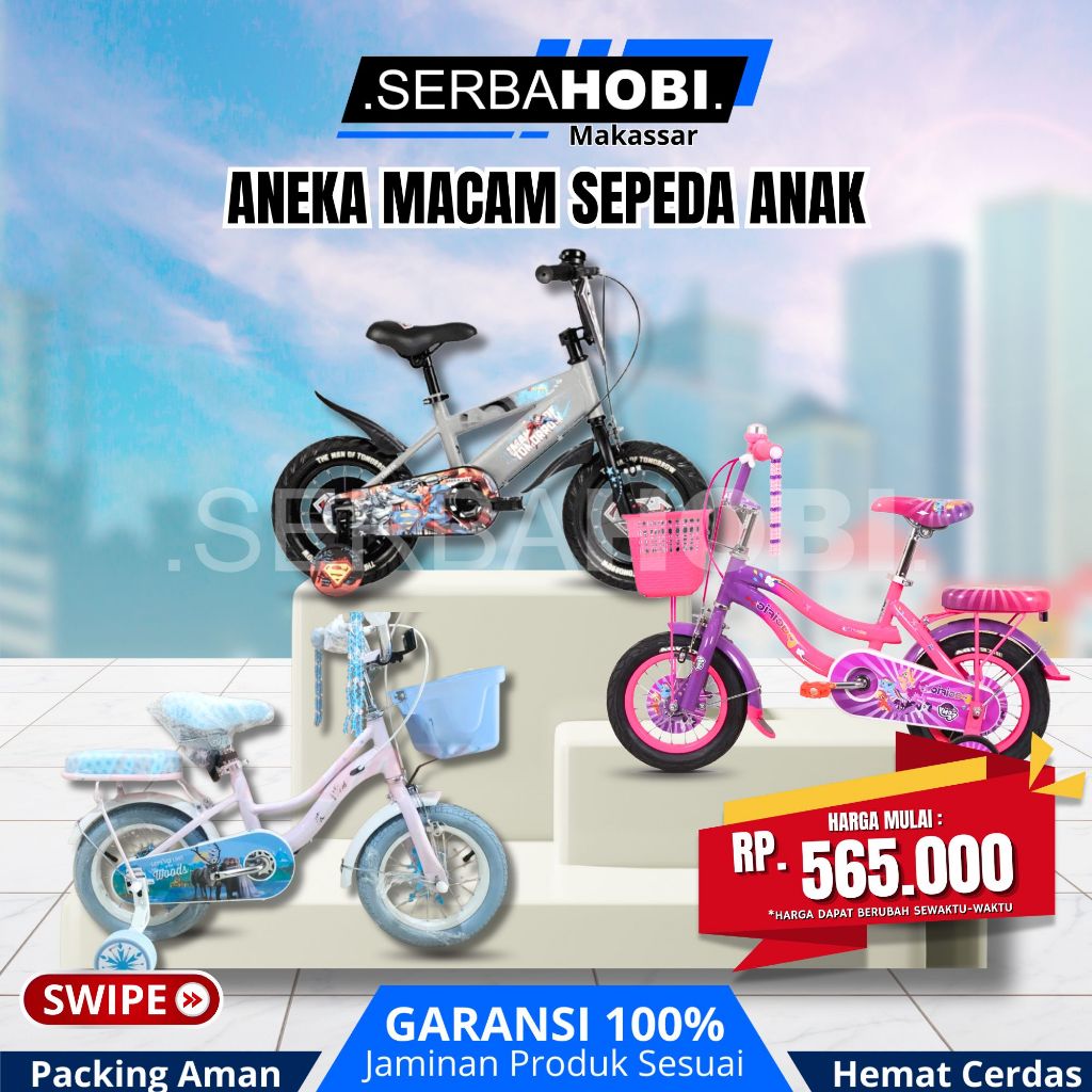 Jual Aneka Macam Sepeda Anak/Best Seller/Limited/Hadiah Si Kecil ...