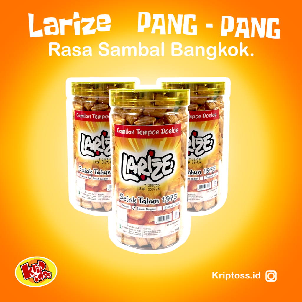 Jual Larize pang pang - Makanan jadul rasa Sambal Bangkok ukuran 350g ...