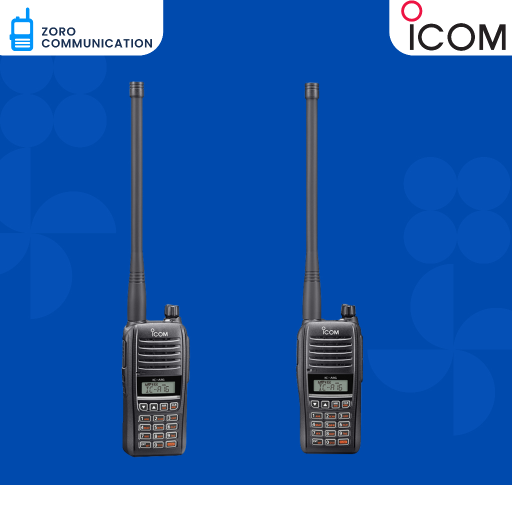 Jual Icom IC-A16 Airband VHF – Handy Talky (HT) Original Garansi Resmi ...