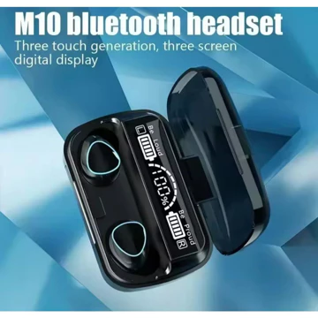 X15 TWS Wireless Bluetooth Headset Waterproof Noise Cancelling LED Earbuds With Mic Headphone
