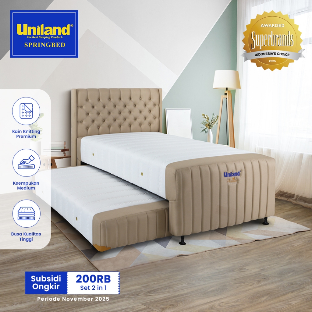 Jual Uniland Springbed 2 in 1 Rivera Ashton - Kasur Spring Bed Sorong ...