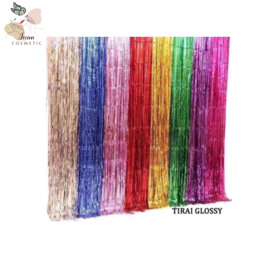 Jual Luna-Tirai Rumbai Plastik/Tirai Rumbai Pesta/Tirai Rumbai Warna ...