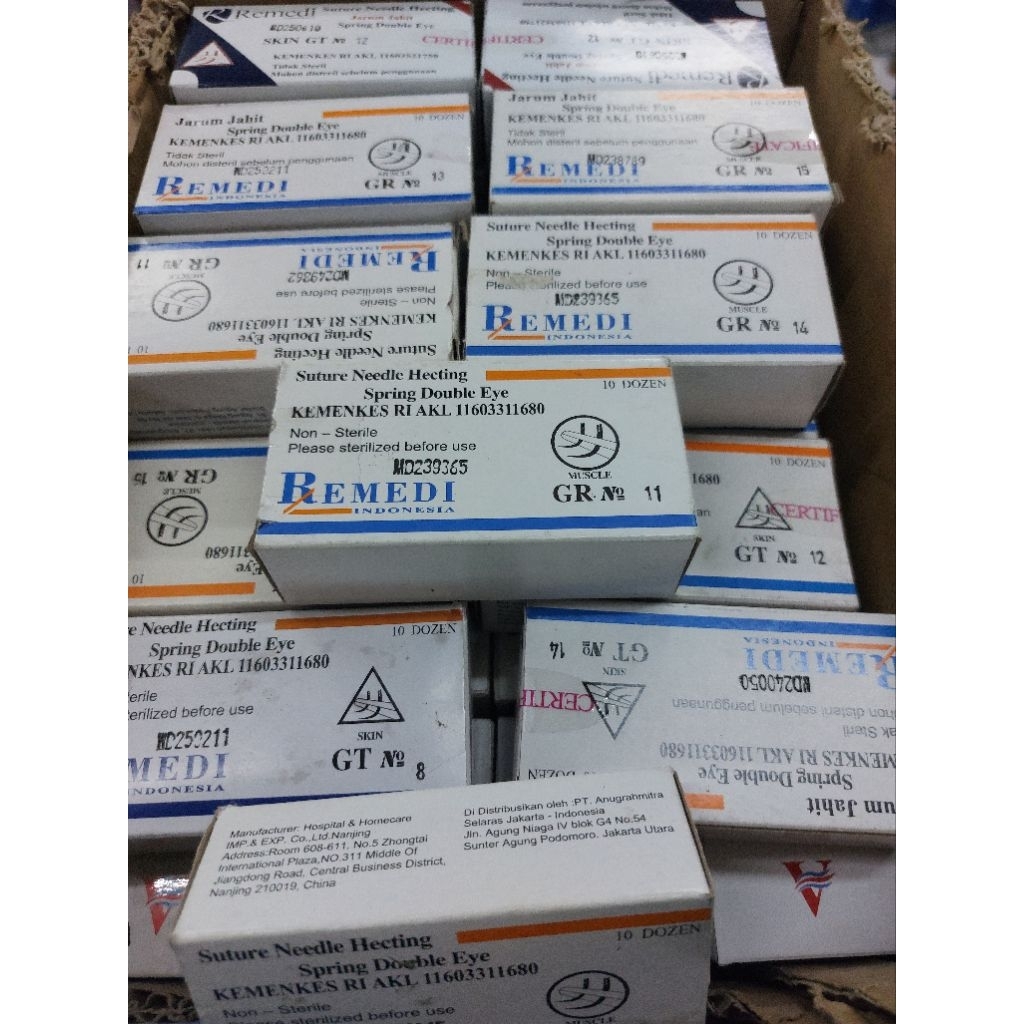 Jual Needle heacting otot REMEDI GR 8/9/10/11/12/13/14/15 Box isi 10 ...