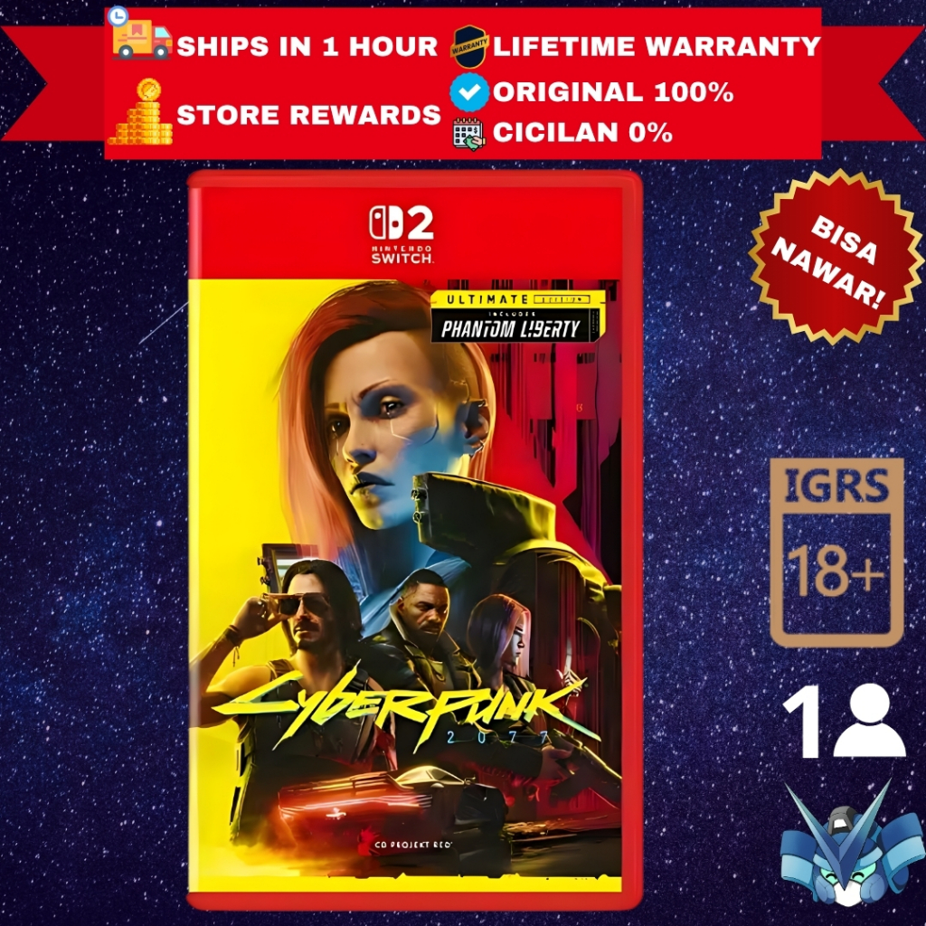Jual Switch 2 Cyberpunk Ultimate Edition 2077 | Shopee Indonesia