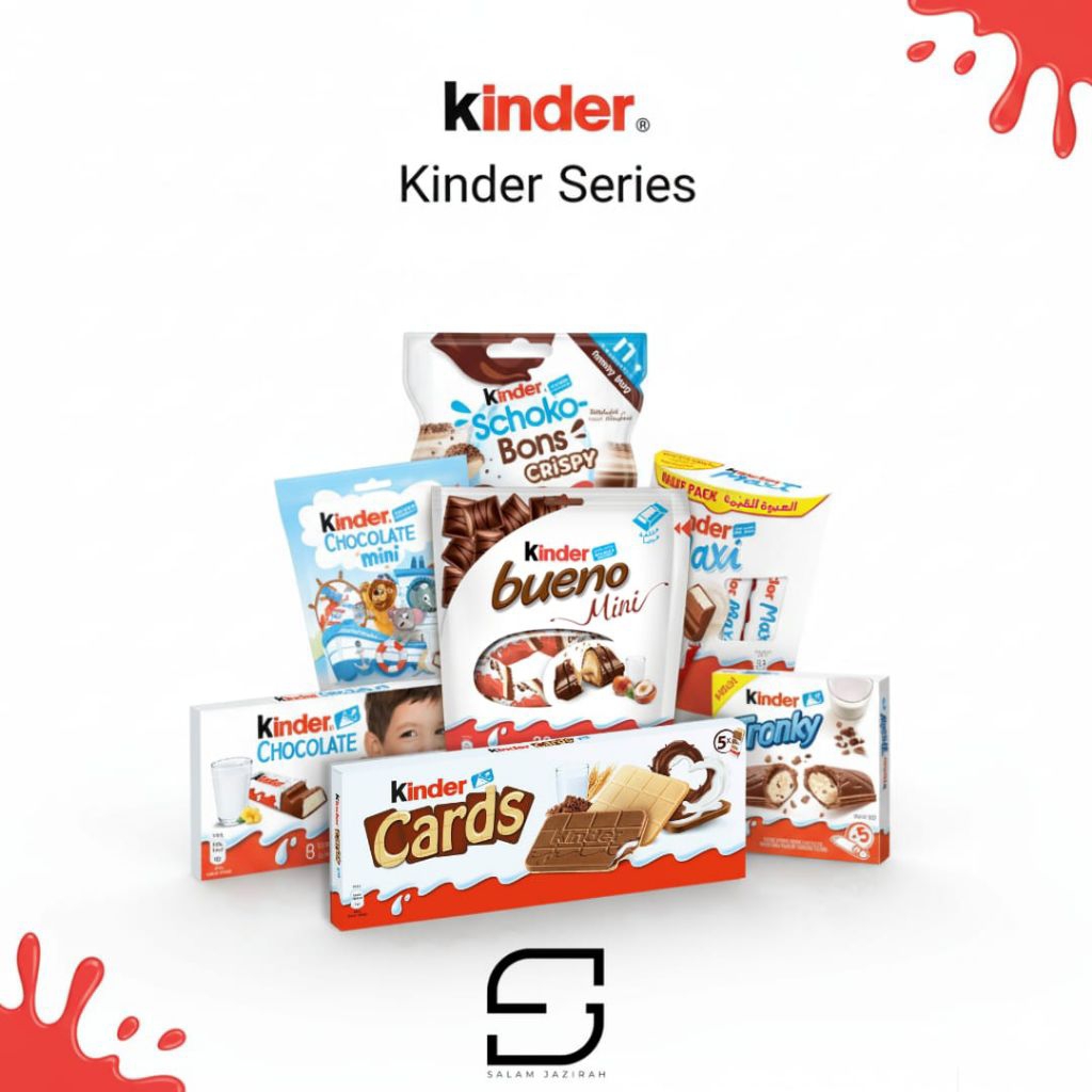 Jual All Variant Kinder Series || Kinder Bueno Mini || Kinder Chocolate ...