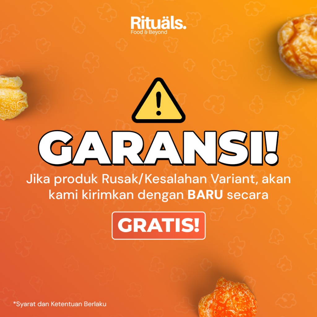 Jual Rituals Food - Combo Trio ( 3 Bungkus ) Roasted Corn Popcorn ...