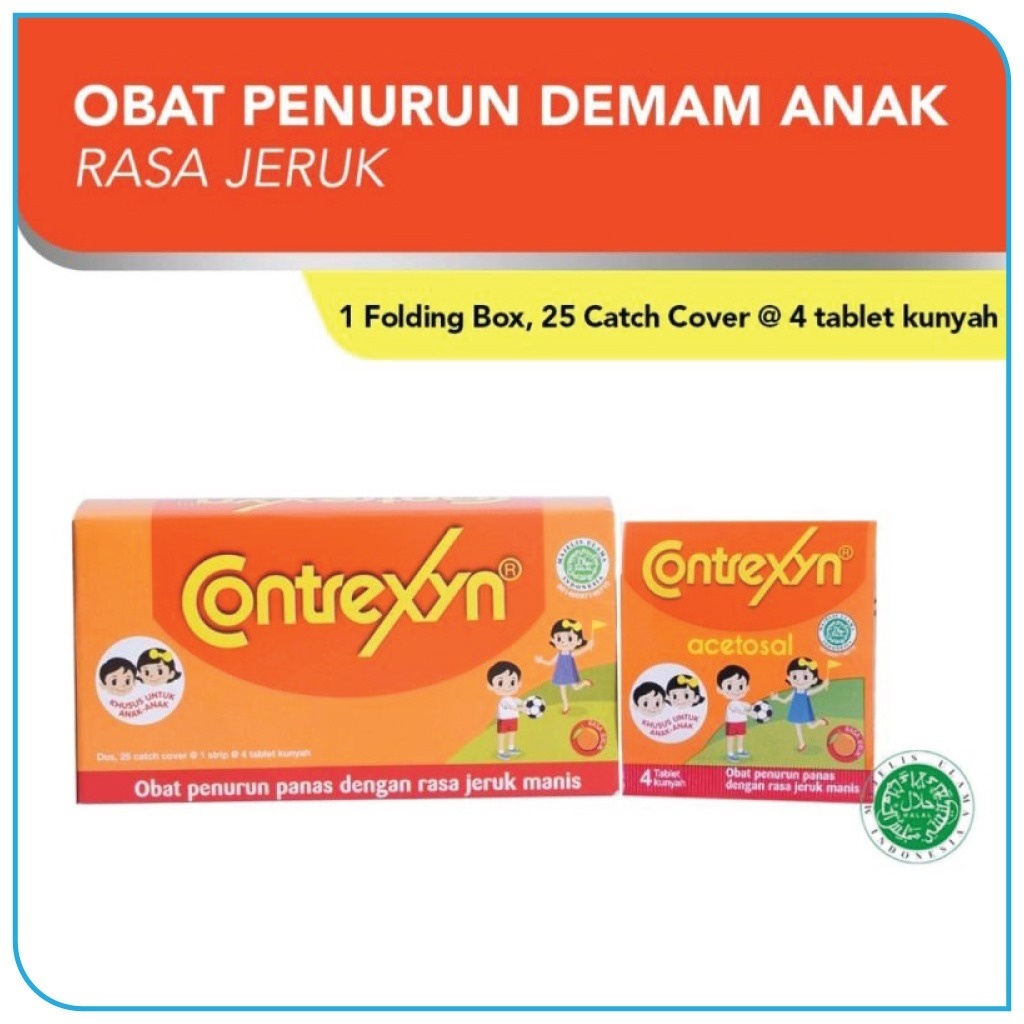 Jual CONTREXYN DEMAM ANAK 1 BOX (ISI 25 BLISTER ,KEMASAN BARU) | Shopee ...