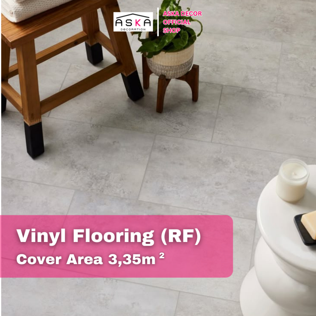 Jual VINYL LANTAI MOTIF BATU | DEKORASI LANTAI VINYL | PANJANG 61 x ...