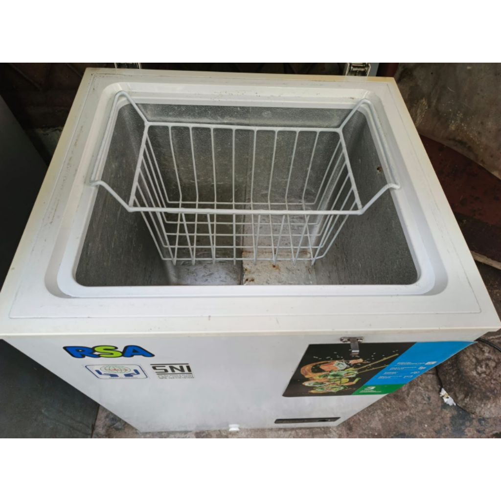Jual Freezer Box 100 Liter second merk RSA Normal | Shopee Indonesia