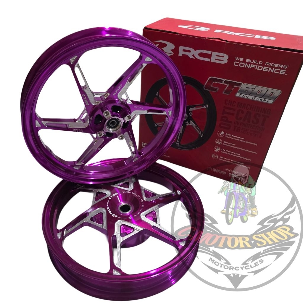 Jual VELG RACING RCB CT600 CT 600 ALUMINIUM ALLOY VARIO 125 OLD NEW ...