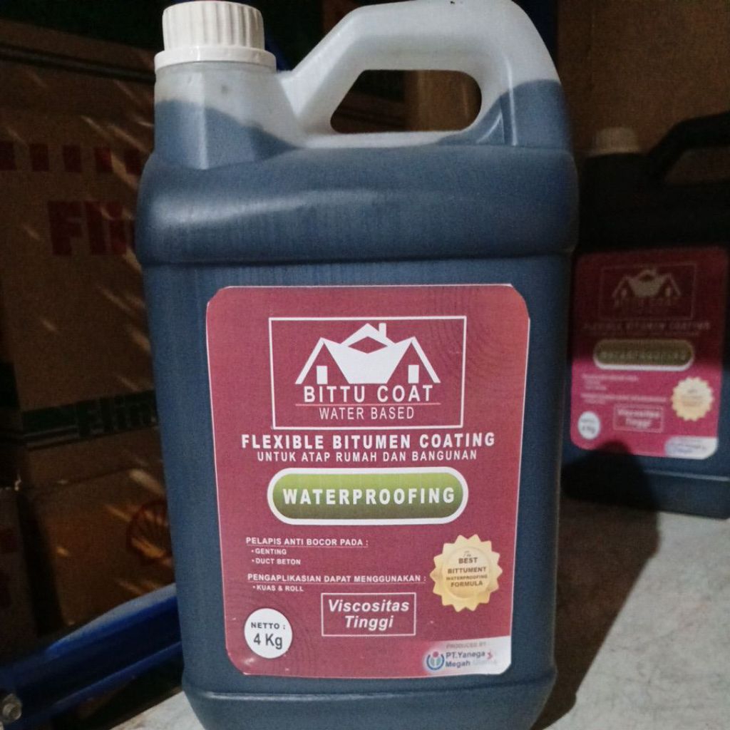 Jual BITTU COAT WATER BASED/FLEXIBLE BITUMEN COATING 5KG | Shopee Indonesia
