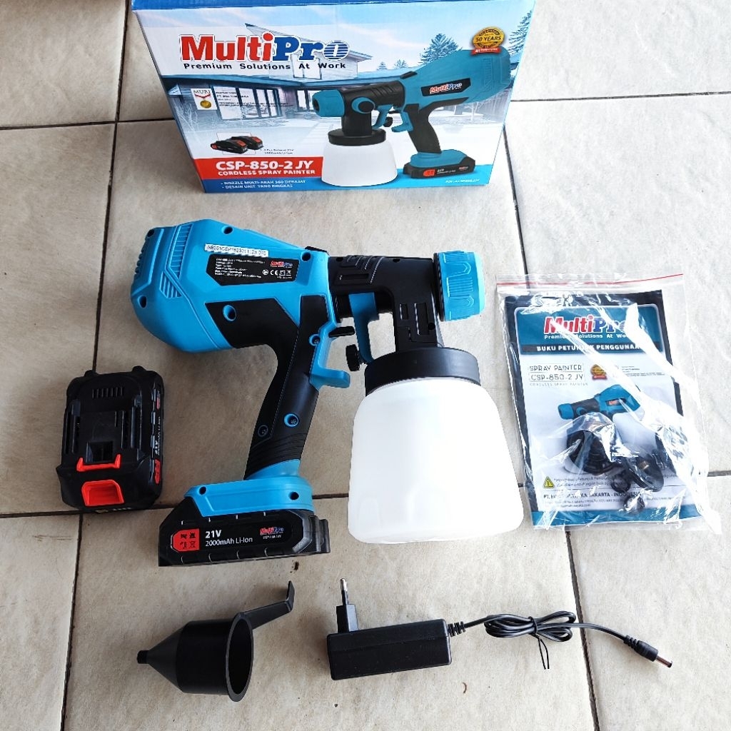 Jual Multipro CSP-850-2 JY Cordless Battery Semprot Cat Air Minyak ...