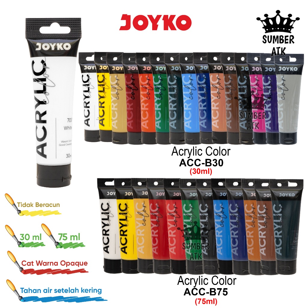 Jual Cat Acrylic Terlengkap & Harga Terbaru Agustus 2026 | Shopee Indonesia