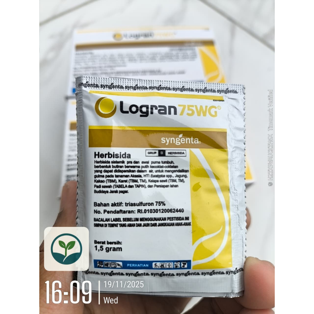 Jual Herbisida Logran 75 wg 1,5 gram Pra Tumbuh Selektif - Syngenta ...