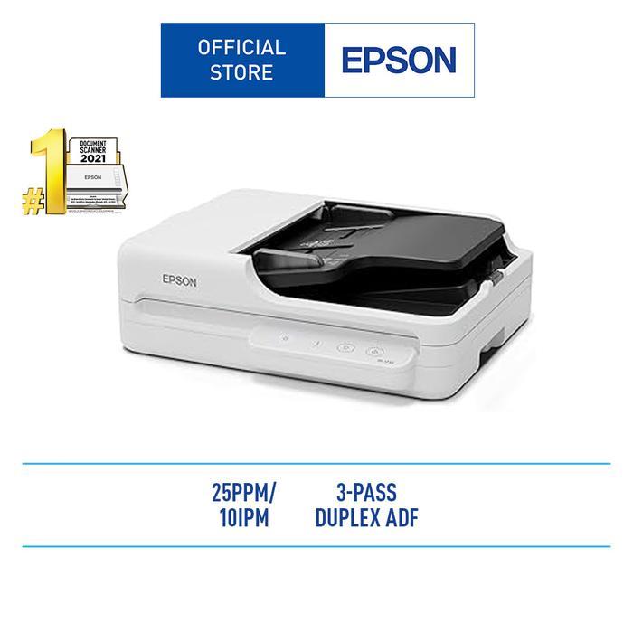 Scanner Epson DS-1730 WorkForce A4 Flatbed Document Scan with Duplex ADF - pengganti DS-1630 (2)