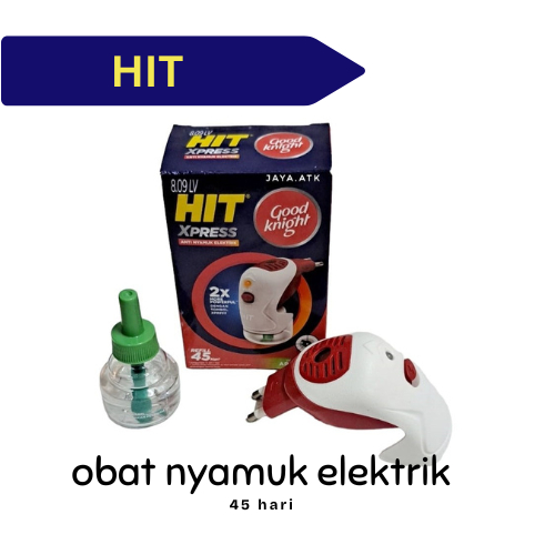 Jual OBAT NYAMUK LISTRIK HIT EXPRESS SET 45 MALAM GOOD KNIGHT 2X ...