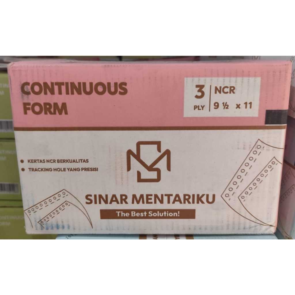 Jual 3 Ply Kertas Continuous Form Sinar Mentariku 9 1/2