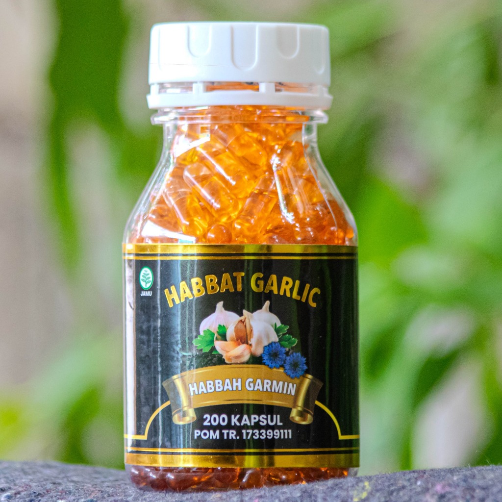Jual Habbasyi Garlic | Habbah Garmin isi 200 Kapsul | BPOM | Shopee ...