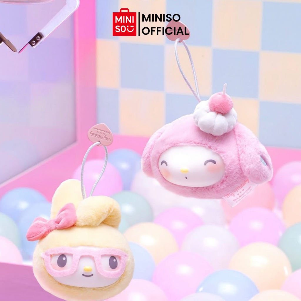 Jual MINISO TOY - My Melody Adorable Bunny Series Vinyl Plush Gantungan ...