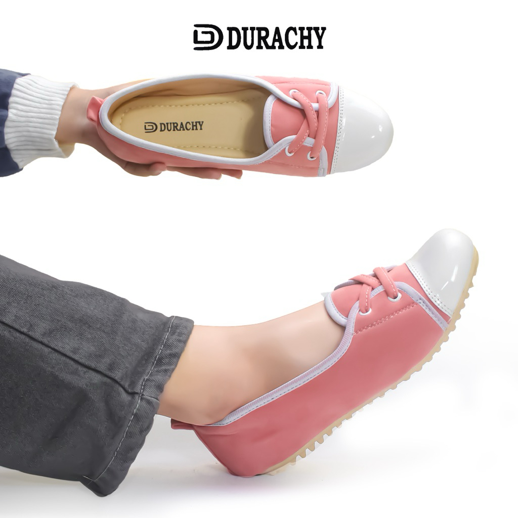 Jual DURACHY Clara - Sepatu Wanita Flat Slip On Model Tali Daily Use ...