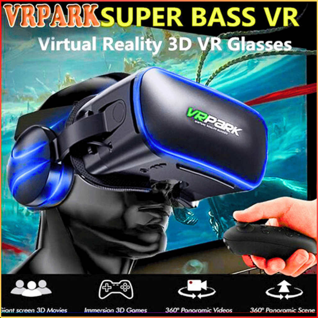 Jual NEW COD VRPARK J20 4K Kacamata VR Box Virtual Reality 3D Untuk ...
