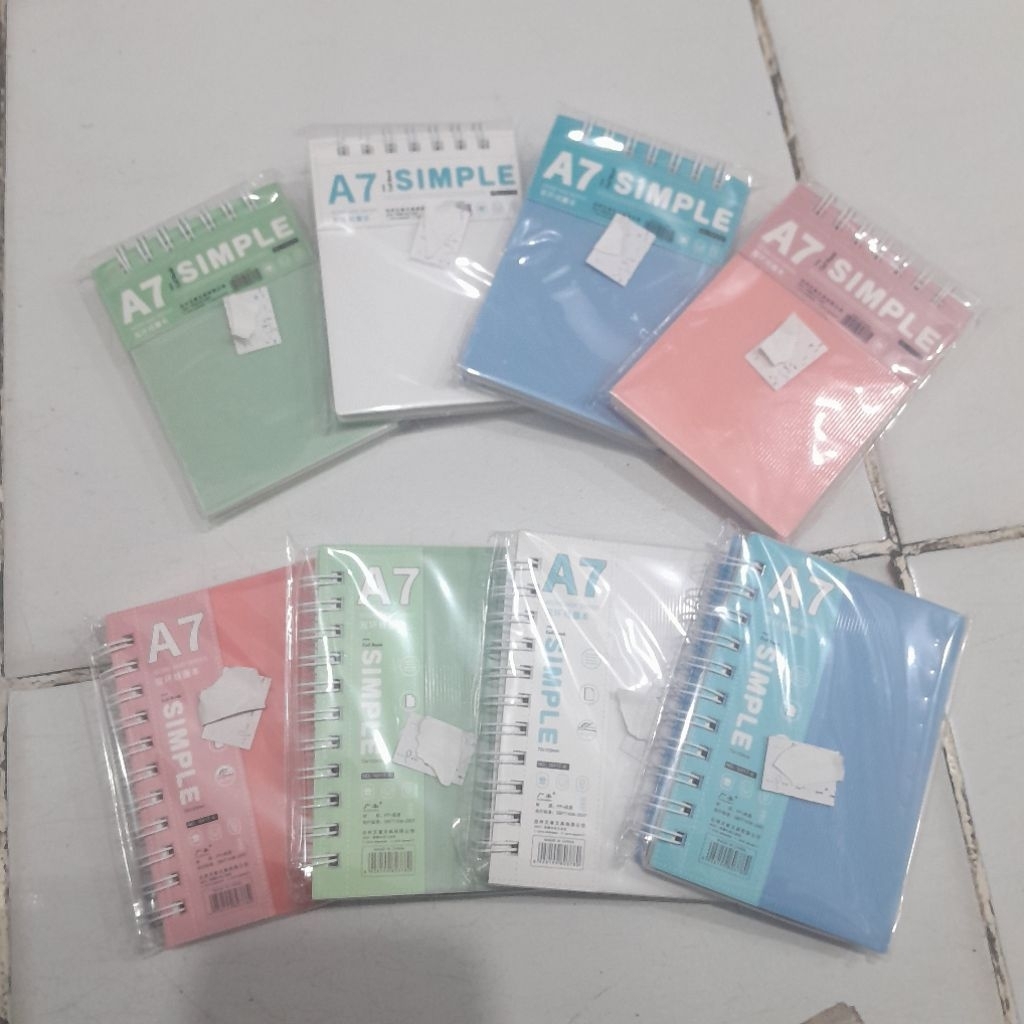 Jual NOTEBOOK SIMPLE KECIL/A7 BUKU DIARY/UNTUK CATATAN 803780 | Shopee ...