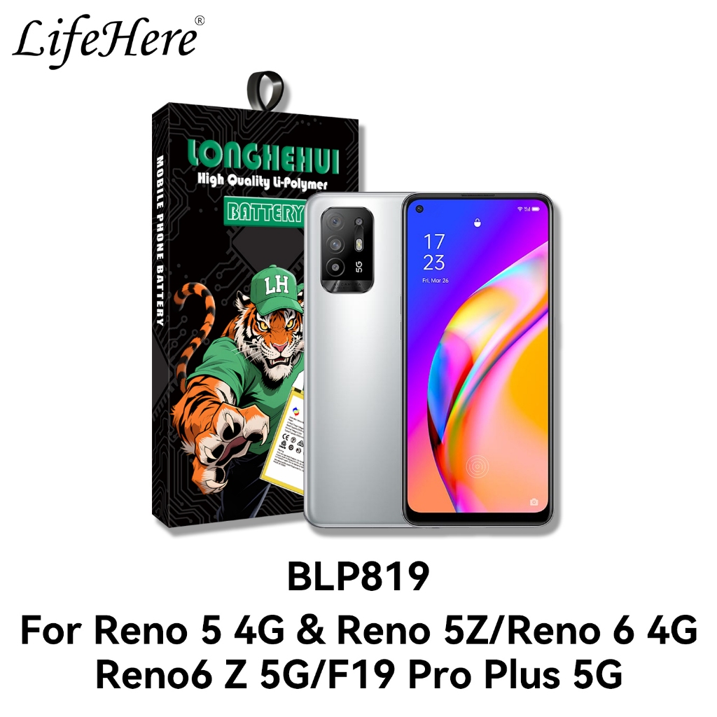 Jual Lifehere -Baterai Reno 5 4G / Reno 6 4G / Reno 6Z/Ren 5Z /F19 PRO ...