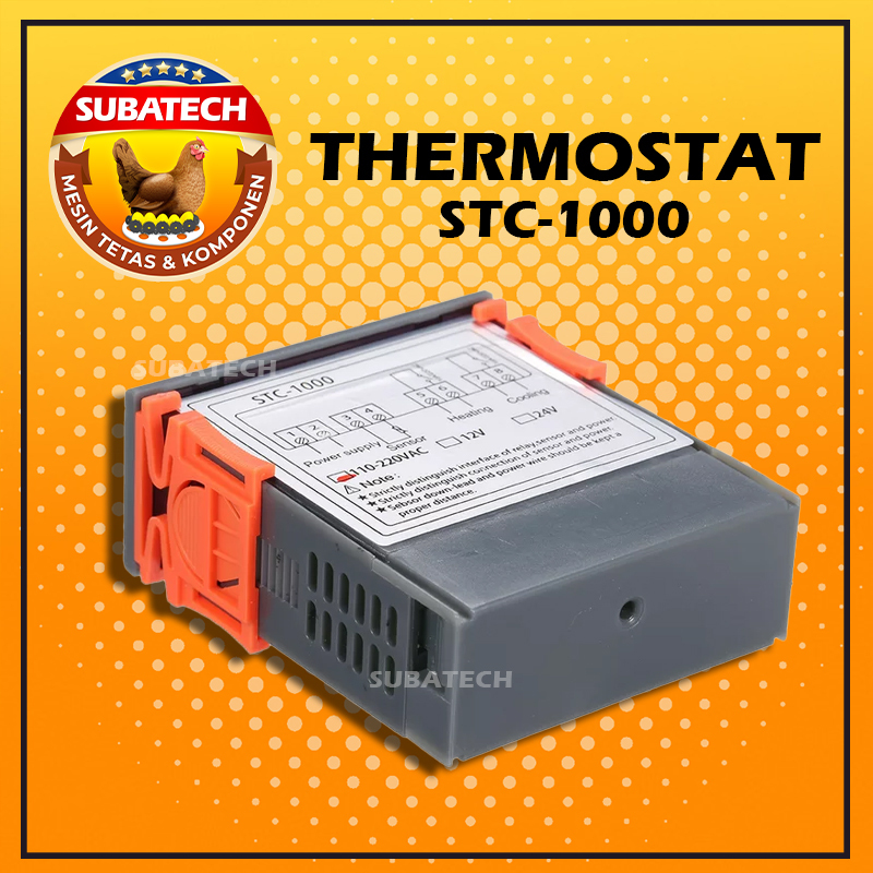 Jual Thermostat Termostat Digital STC-1000 Label Silver PREMIUM Mesin ...