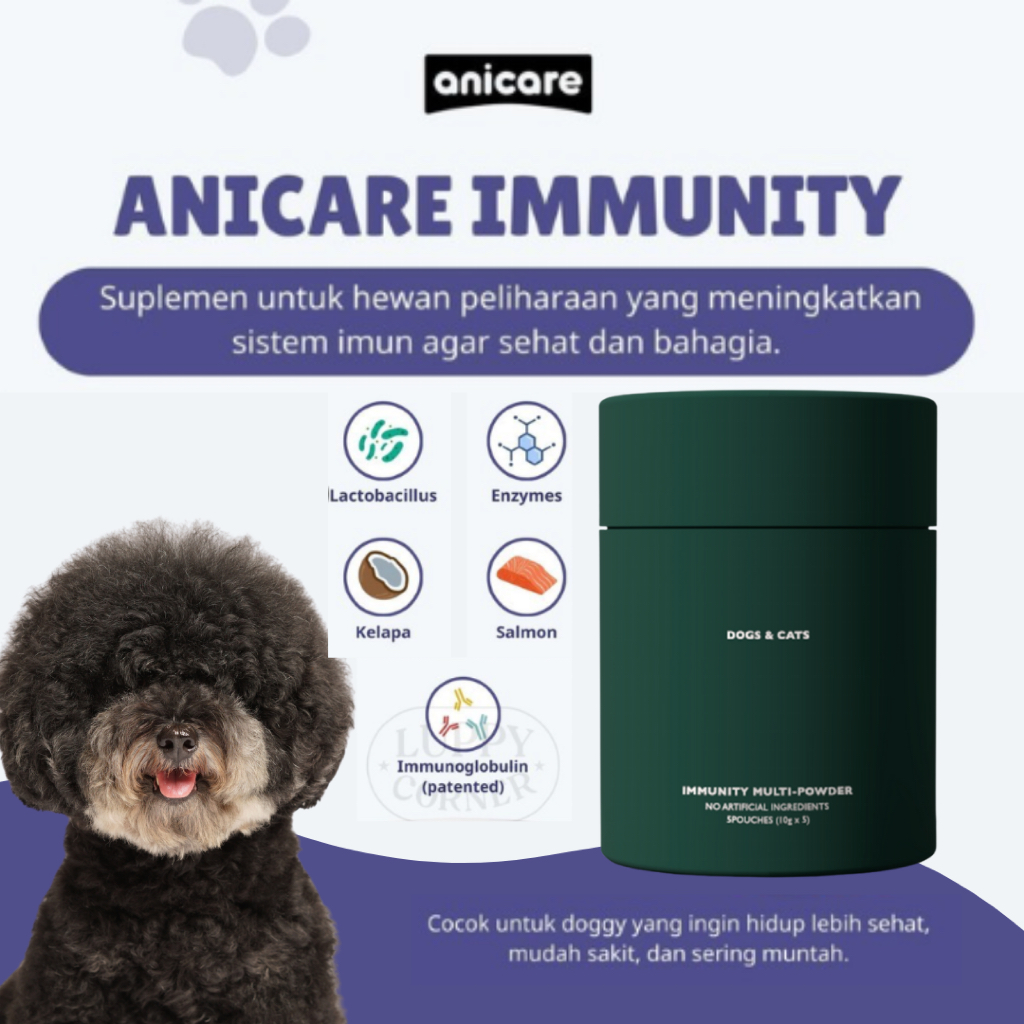 Jual AniCare Immunity Multi-Powder (50g) - Vitamin Imunitas Anjing ...