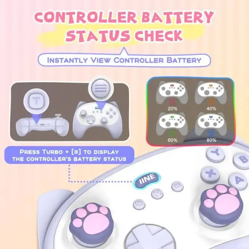 Jual IINE Meow Kitten Wireless Controller with Charging Dock High ...