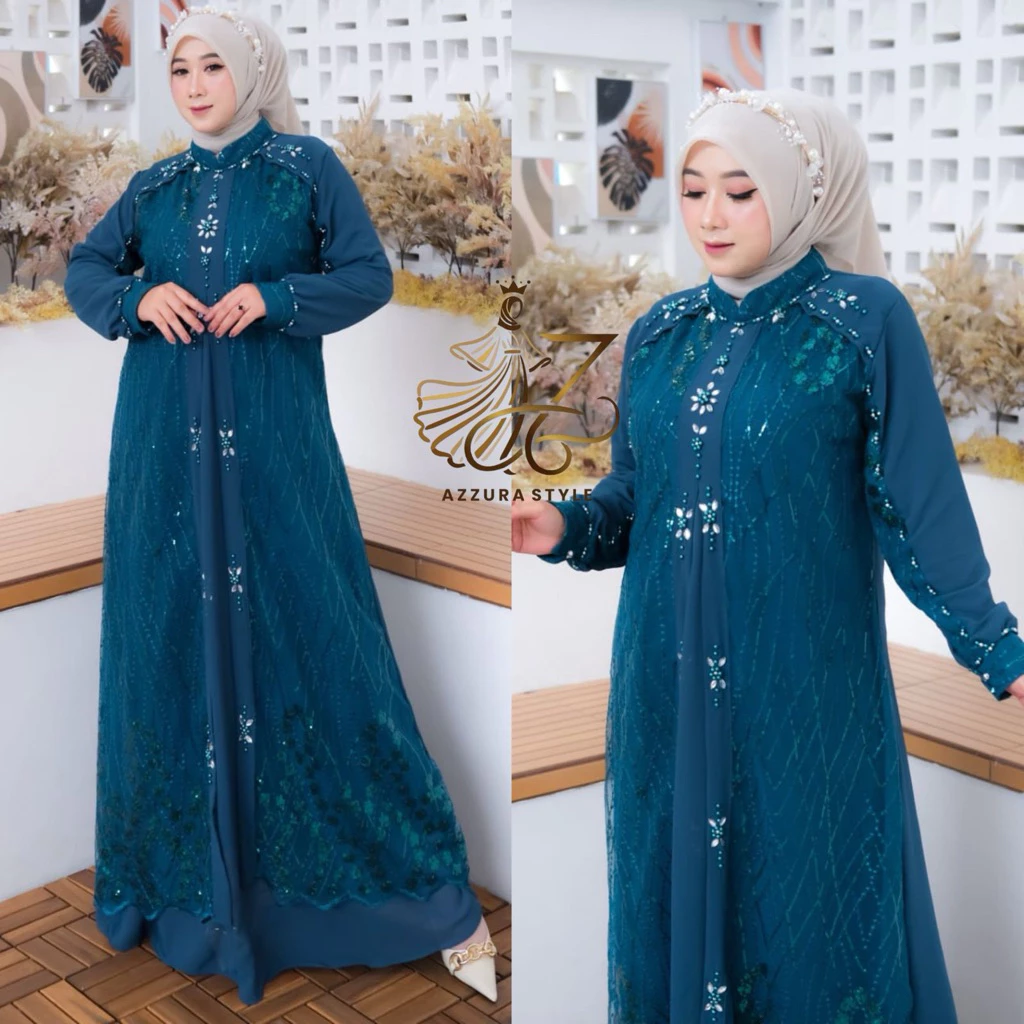 Aliyah Abaya Dress Tampilan Depan