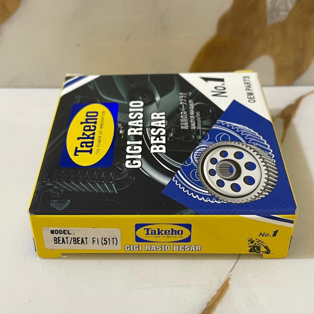 Jual TAKEHO GIGI RASIO BESAR / GEAR COUNTER MOTOR BEAT/BEAT FI/VARIO ...