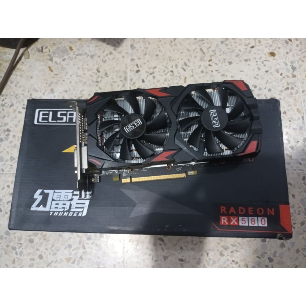 Jual elsa rx 580 8gb thunder | Shopee Indonesia