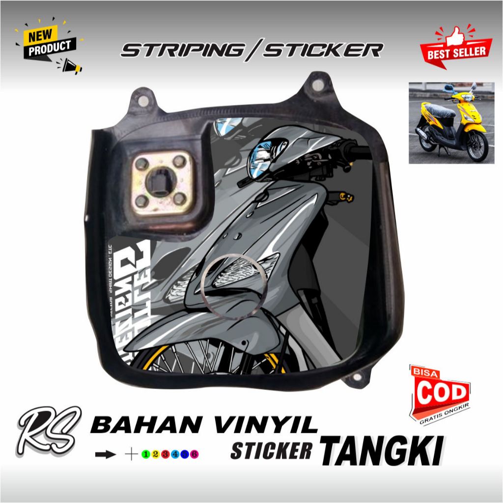 Jual sticker tangki mio lama variasi motif baru simple v3 | Shopee ...